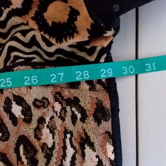 ☆☆SOLD☆☆ VTG Anage Animal Print Patchwork Jacket - Picture 4 of 8